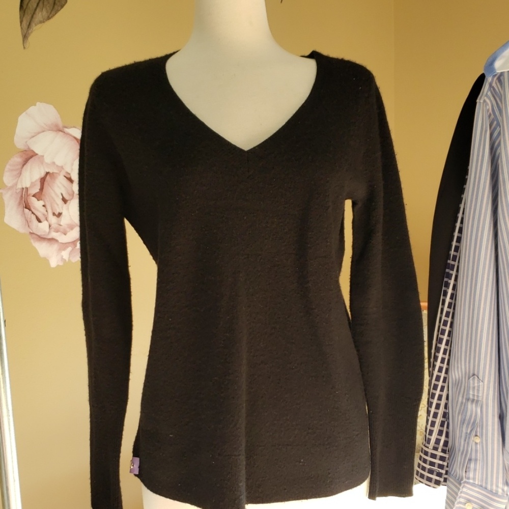 New Black Cashmere Sweater - Picture 2 of 5